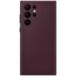 Чехол-накладка Samsung Leather Cover для Samsung Galaxy S22 Ultra SM-S908 Burgundy (EF-VS908LEEGRU)