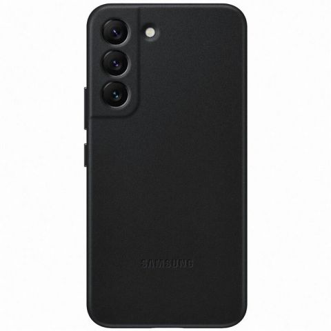 Чехол-накладка Samsung Leather Cover для Samsung Galaxy S22 SM-S901 Black (EF-VS901LBEGRU)
