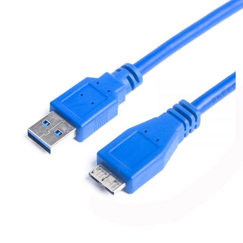 Кабель Prologix для внешних жёстких дисков USB-A 3.0 для USB Micro-B 3 м, 5 Гбит/с, синий (PR-USB-P-12-30-3m)_бн