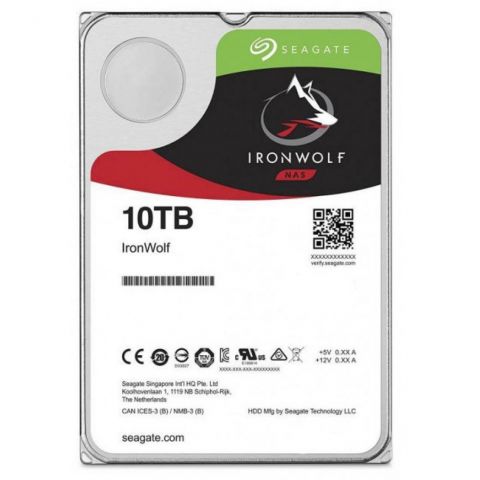 Накопитель HDD SATA 10.0TB Seagate IronWolf NAS 7200rpm 256MB (ST10000VN000)