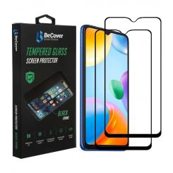 Защитное стекло BeCover для Xiaomi Redmi 10C/12C Black (707451)