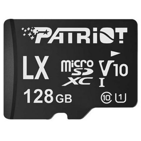 Карта памяти MicroSDXC 128GB UHS-I Class 10 Patriot LX (PSF128GMDC10)