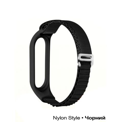Ремешок BeCover Nylon Style для Xiaomi Mi Smart Band 7 Black (707655) Ремешок BeCover Nylon Style для Xiaomi Mi Smart Band 7 Black (707655)