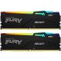 Модуль памяти DDR5 2x16GB/5600 Kingston Fury Beast RGB Black (KF556C36BBEAK2-32)