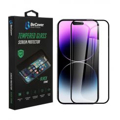 Защитное стекло BeCover для Apple iPhone 14 Pro Max Black (707969)