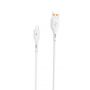 Кабель SkyDolphin S22V Soft Silicone USB - micro USB (M/M), 1 м, White (USB-000605)