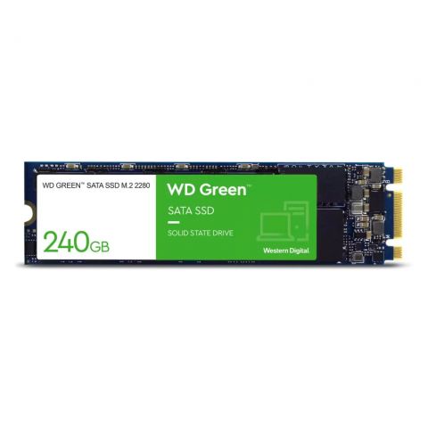 Накопичувач SSD 240GB WD Green M.2 2280 SATAIII 3D TLC (WDS240G3G0B)