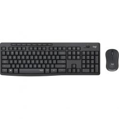 Комплект (клавиатура, мышь) беспроводной Logitech MK295 Combo Black USB (920-009800)