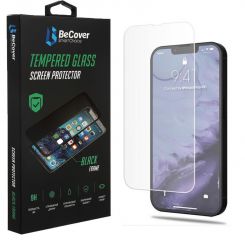 Защитное стекло BeCover для Apple iPhone 14 Crystal Clear Glass 3D (708084) Защитное стекло BeCover для Apple iPhone 14 Crystal Clear Glass 3D (708084)