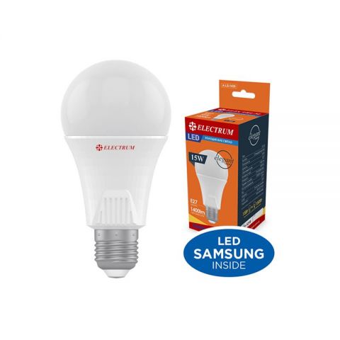 Лампа светодиодная стандартная Electrum 15W E27 4000K (A-LS-1439)