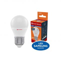 Лампа светодиодная шар Electrum 6W E27 4000K (A-LB-0751)