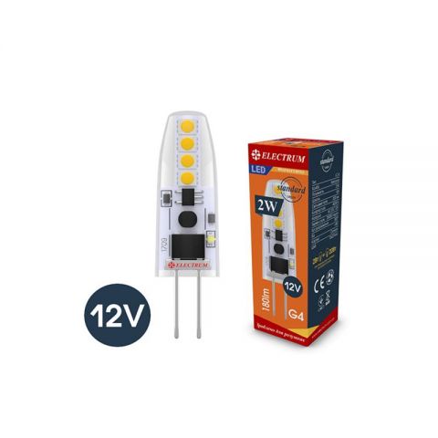 Лампа светодиодная капсула Electrum 2W G4 3000K (A-LC-0907)