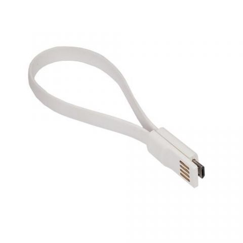Кабель Sumdex USB - micro USB V 2.0 (M/M), с магнитом, 0.21 м, White (DCU-1022WT)_OEM