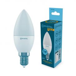Лампа светодиодная свеча Crystal Gold 7W E14 4000K (C37-021)