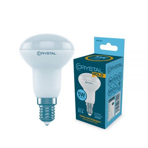 Лампа светодиодная рефлекторная Crystal Gold 5W E14 4000K (R50-003)