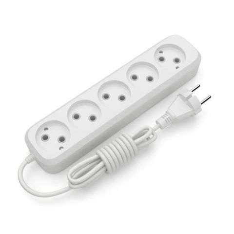 Удлинитель блочный (ABS) Electrum 5гнезд 5м C-ES-1817