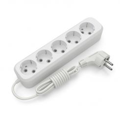 Удлинитель блочный (ABS)  Electrum 5 гнезд 5м с заземлением C-ES-1794