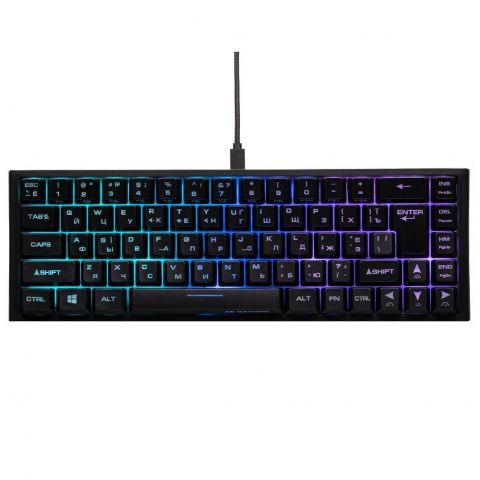 Клавиатура 2E Gaming KG350UBK RGB Ukr Black (2E-KG350UBK)