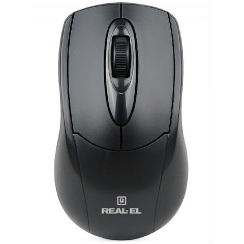 Мышь REAL-EL RM-207 Black (EL123200015)
