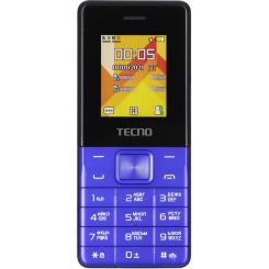 Мобильный телефон Tecno T301 Dual Sim Blue (4895180778698)