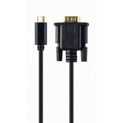 Кабель Cablexpert USB Type-C - VGA (M/M), 2 м, черный (A-CM-VGAM-01)