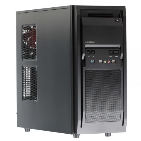 Корпус Chieftec Libra LF-02B-OP, без БЖ, 1xUSB3.0, 2xUSB2.0 Black