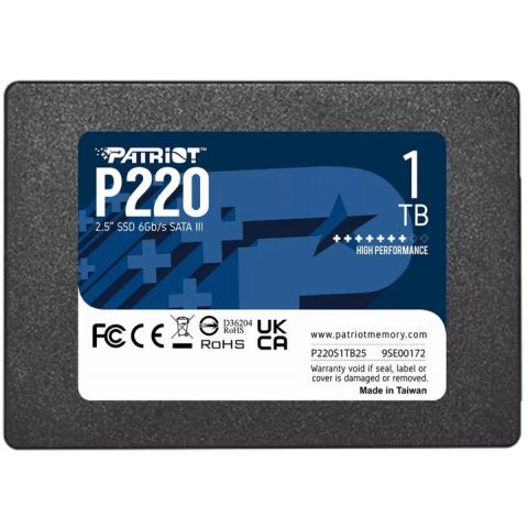 Накопичувач SSD 1TB Patriot P220 2.5