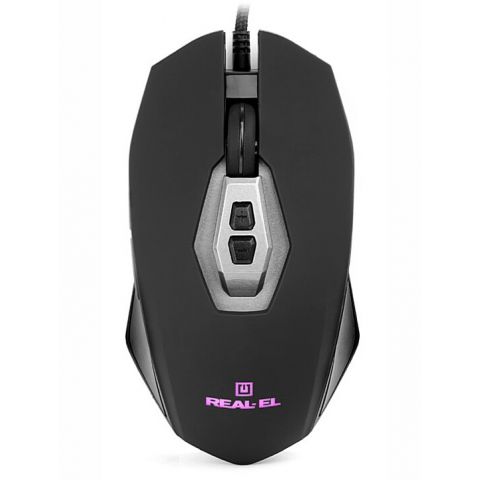 Мышь REAL-EL RM-525 Black (EL123200029)