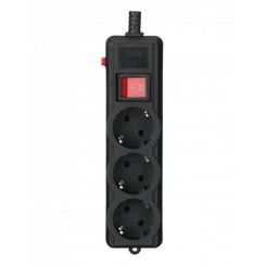 Фільтр живлення Gembird Pro (SPG3-G-10B-PRO) 3 розетки, 3м, чорний Фільтр живлення Gembird Pro (SPG3-G-10B-PRO) 3 розетки, 3м, чорний