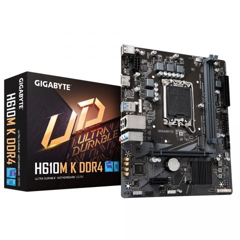 Материнська плата Gigabyte H610M K DDR4 Socket 1700 Материнська плата Gigabyte H610M K DDR4 Socket 1700