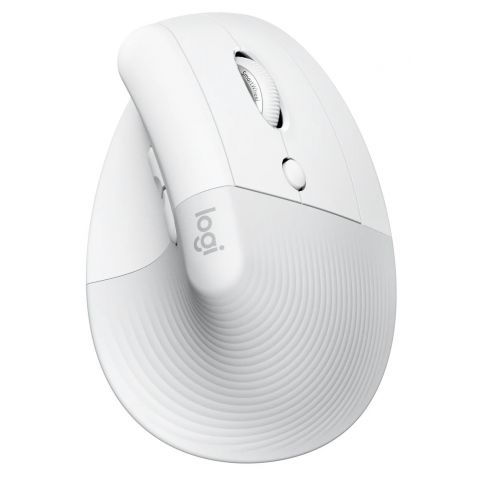 Мышь беспроводная Logitech Lift Bluetooth Vertical Ergonomic White (910-006496)