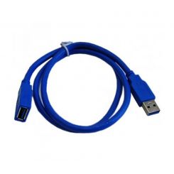 Кабель ATcom удлинитель USB 3.0 AM/AF 0.8 м Blue