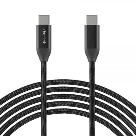 Кабель Choetech USB Type-C - USB Type-C (M/M), 1 м, Black (XCC-1035)