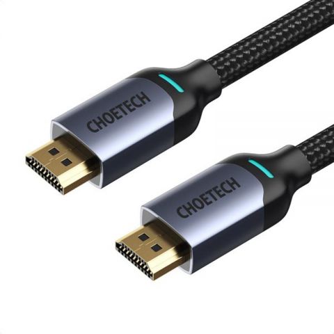Кабель Choetech HDMI - HDMI V 2.1 (M/M), 2 м, Black (XHH01-BK) Кабель Choetech HDMI - HDMI V 2.1 (M/M), 2 м, Black (XHH01-BK)