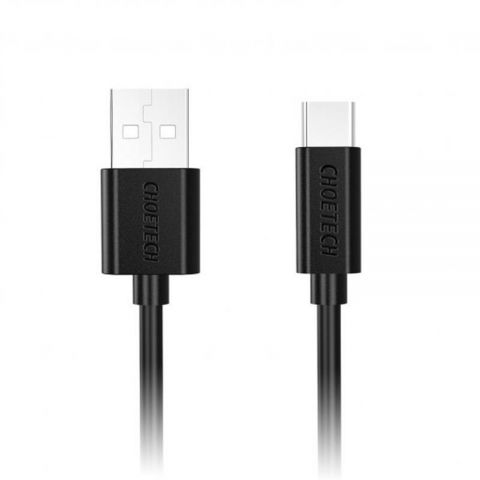 Кабель Choetech USB - USB Type-C (M/M), 1 м, Black (AC0002) Кабель Choetech USB - USB Type-C (M/M), 1 м, Black (AC0002)