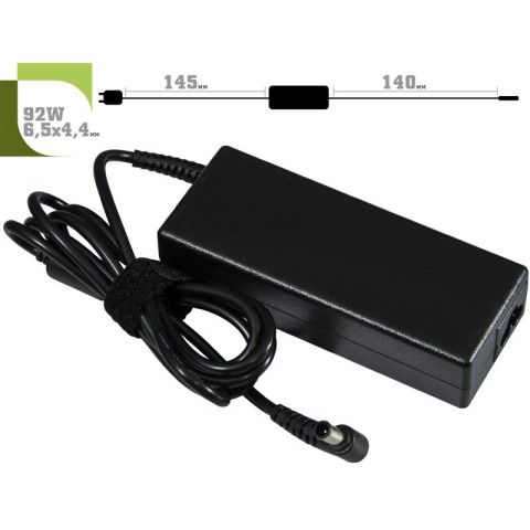 Блок питания 1StCharger для ноутбука Sony 19.5V 92W 4.7A 6.5х4.4мм + каб.пит. (AC1STSO92WA2)
