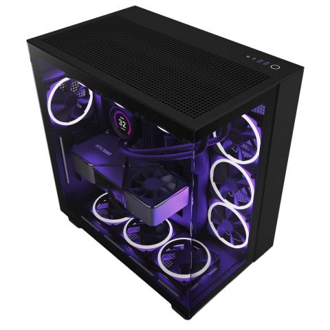 Корпус NZXT H9 Flow Black (CM-H91FB-01) без БП