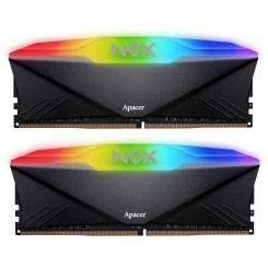 Модуль памяти DDR4 2x16GB/3200 Apacer NOX RGB Black (AH4U32G32C28YNBAA-2)