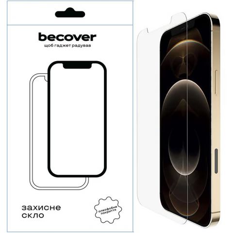 Защитное стекло BeCover для Apple iPhone 13 Pro Max Crystal Clear Glass 3D (709244)