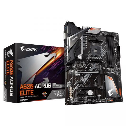 Материнська плата Gigabyte A520 Aorus Elite Socket AM4 Материнська плата Gigabyte A520 Aorus Elite Socket AM4