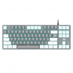 Клавиатура Aula Mechanical F3287 White/Grey Keycap KRGD Blue (6948391240688)