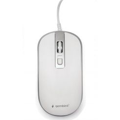 Миша Gembird MUS-4B-06-WS White/Silver Миша Gembird MUS-4B-06-WS White/Silver