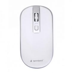 Миша бездротова Gembird MUSW-4B-06-WS White/Silver Миша бездротова Gembird MUSW-4B-06-WS White/Silver