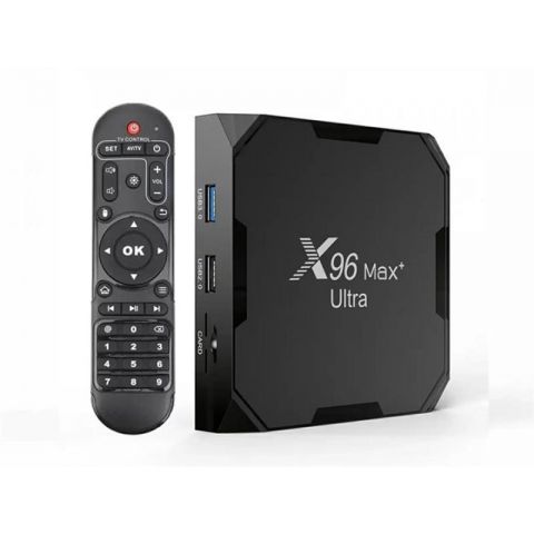 HD медиаплеер X96 MAX+ Ultra Android TV (905x4/4GB/64GB)