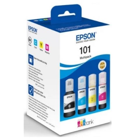 Комплект чернил Epson L4150/L4160 Multipack (C,M,Y,Bk) (C13T03V64A)