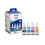 Комплект чернил Epson L100/L200 Multipack (C,M,Y,Bk) (C13T66464A)