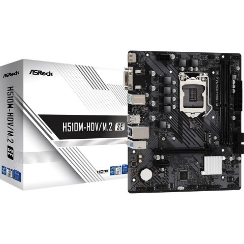 Материнская плата ASRock H510M-HDV/M.2 SE Socket 1200