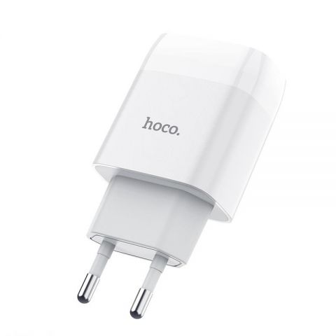Зарядное устройство Hoco C72A Glorious (1USB, 2.1А) White (6931474712899)