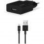 Мережевий зарядний пристрій Ttec SmartCharger USB 2.1А Black (2SCS20LS) + кабель Lightning