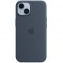 Чехол-накладка Apple Silicone Case with MagSafe для Apple iPhone 14 Storm Blue (MPRV3)